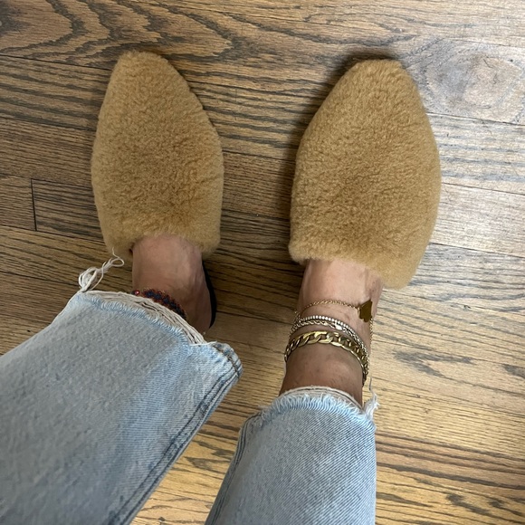 Jenni Kayne Shearling Mules - Picture 4 of 6